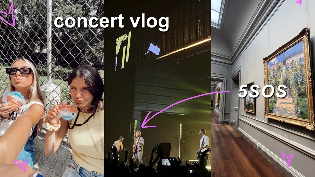 5SOS CONCERT VLOG! TAKE MY HAND WORLD TOUR 2022!! Washington DC, Philly, & Holmdel, NJ
