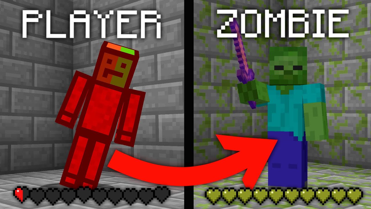 Minecraft UHC but if you are ELIMINATED, you respawn as the INFECTED.
