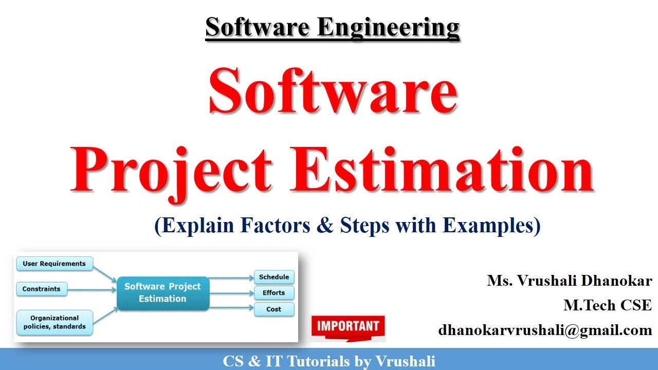 SE 34: Оценка стоимости программного проекта с примерами #softwareengineering @csittutorialsbyvru...