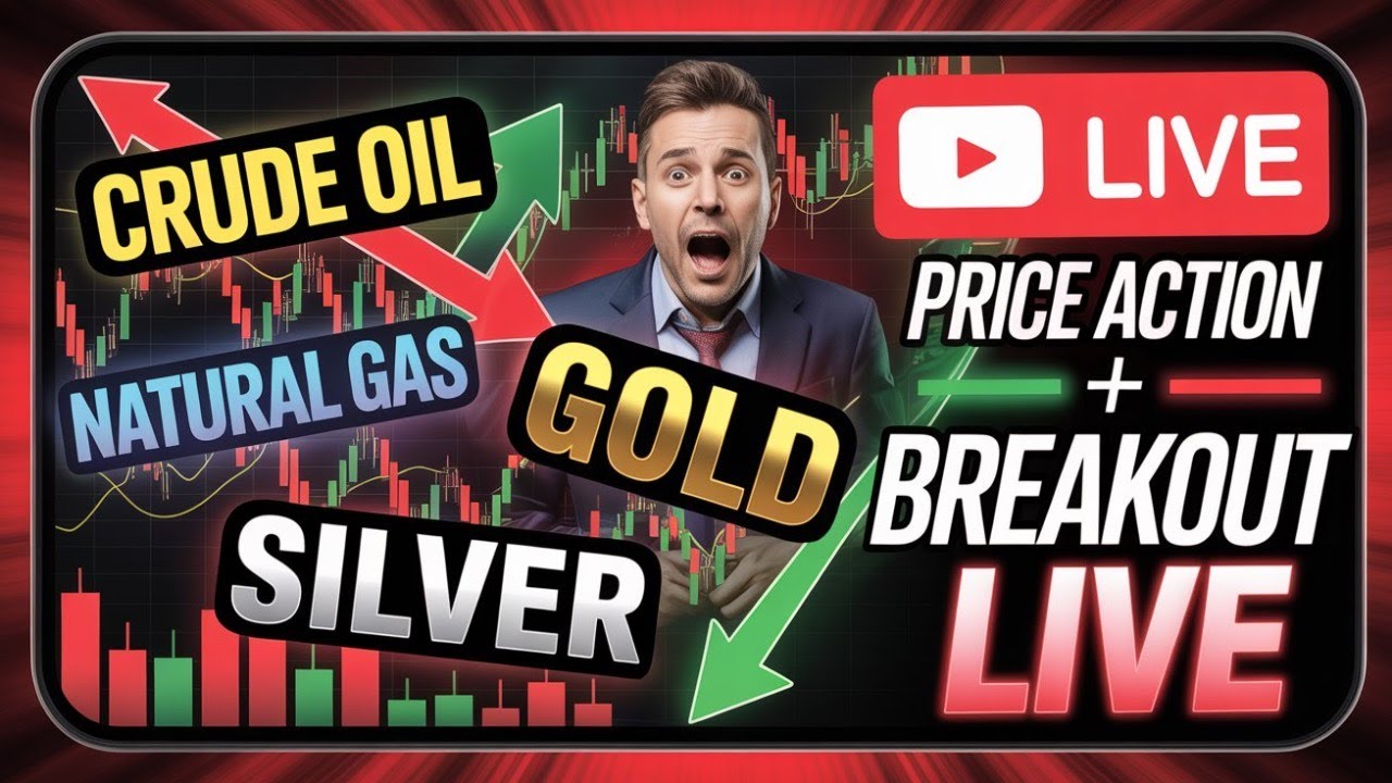 MCX Commodity LIVE | Crude Oil | Natural Gas | Gold | Silver | Real-Time Market Update