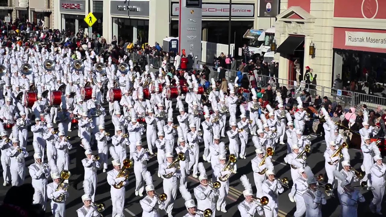 The Rose Parade 2015 Marching Bands in 23 Minutes