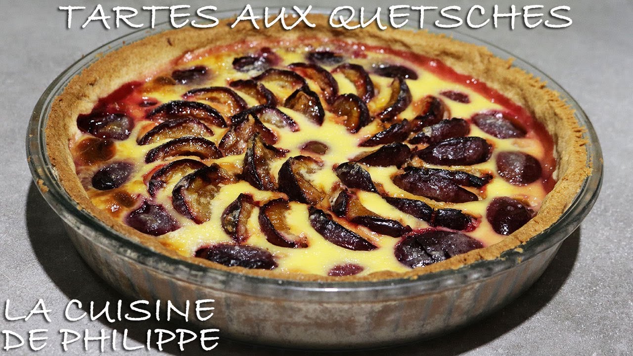 Tarte aux quetsches