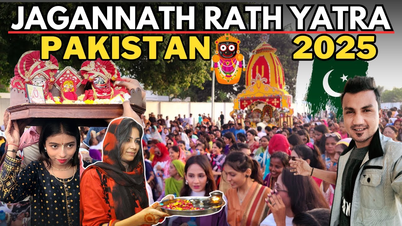 India Media Dekho! Pakistan Mein Jagannath Rath Yatra 2025 – Jo Indian Media Nahi Dikhata!
