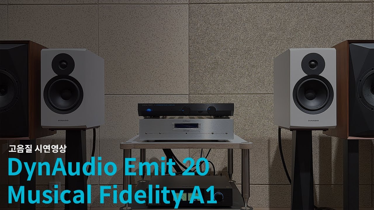 DynAudio Emit 20 & Musical Fidelity A1(다인오디오 에미트 20 & 뮤지컬 피델리티)