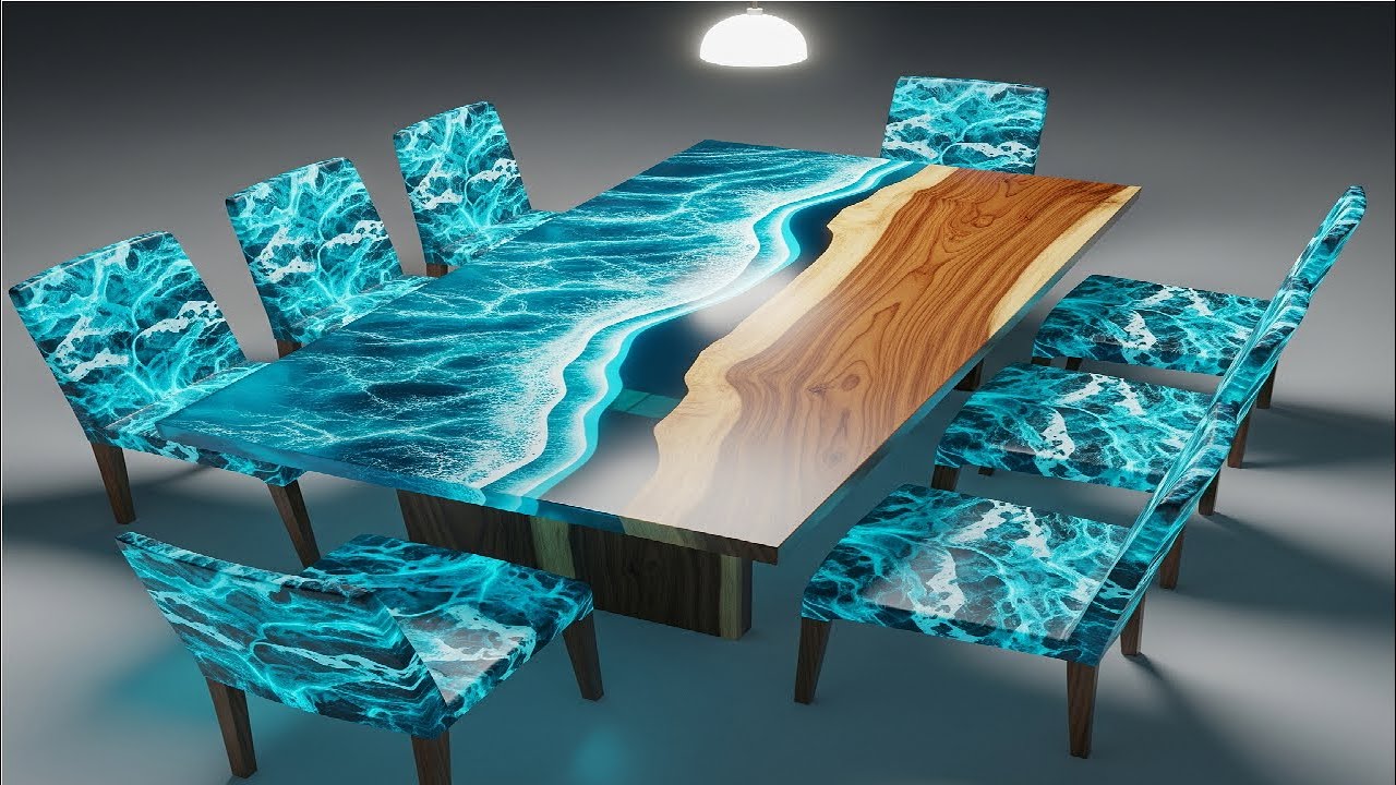 Ocean In Wood: Craftsman's Guide To Making Artistic Epoxy River Tables