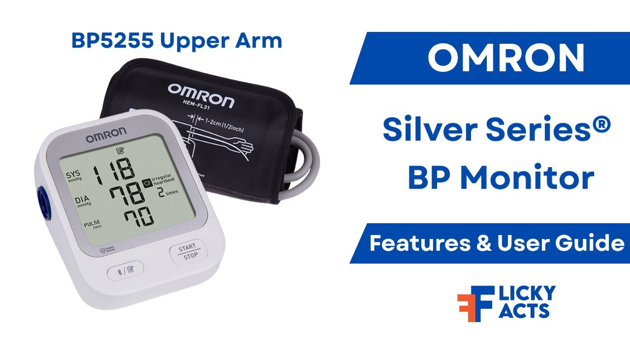 How to Use: OMRON BP5255 Silver Series Upper Arm BP Monitor | How to Check Blood Pressure