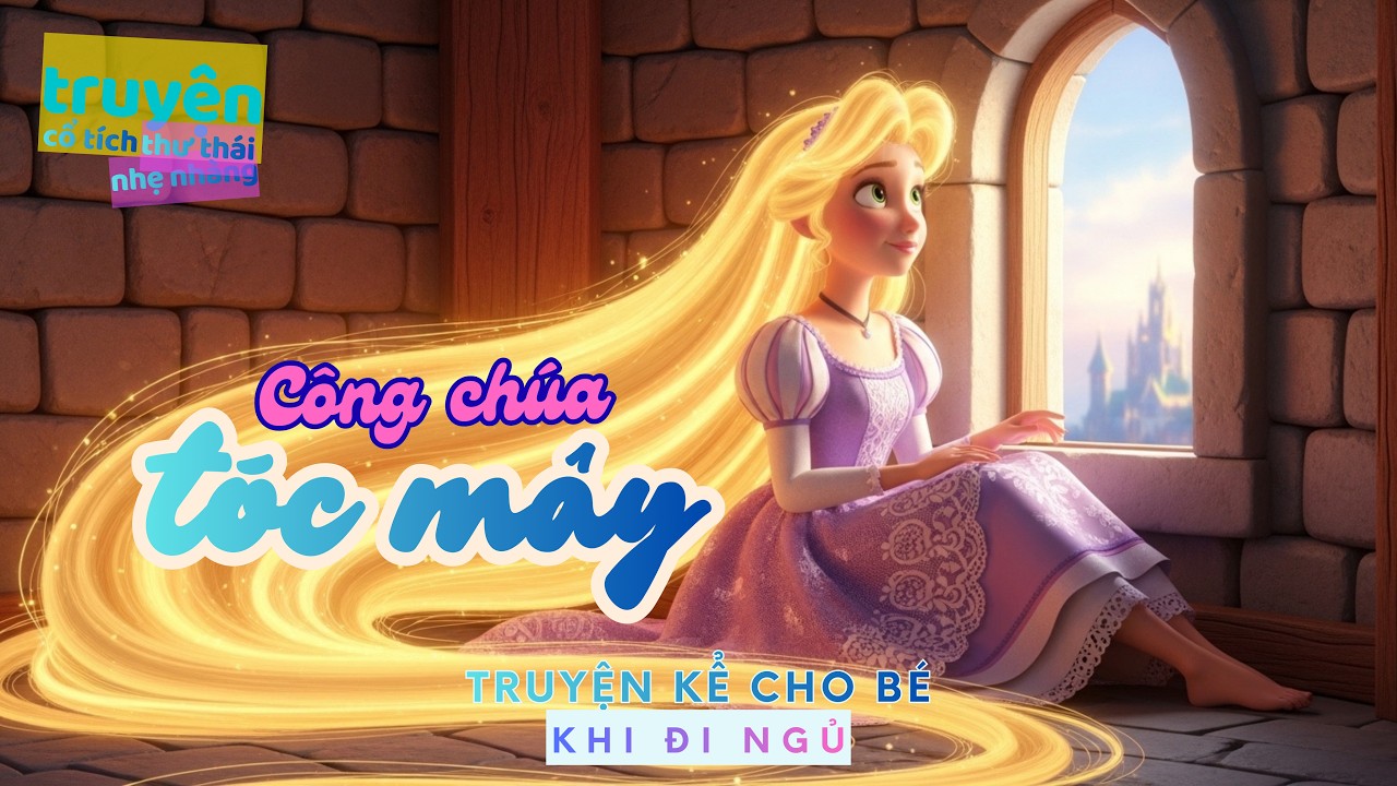 Công chúa tóc mây RAPUNZEL | Sách nói NHẸ NHÀNG, ÊM ÁI | TRUYỆN THAI GIÁO | Cổ tích cho bé ngủ ngon