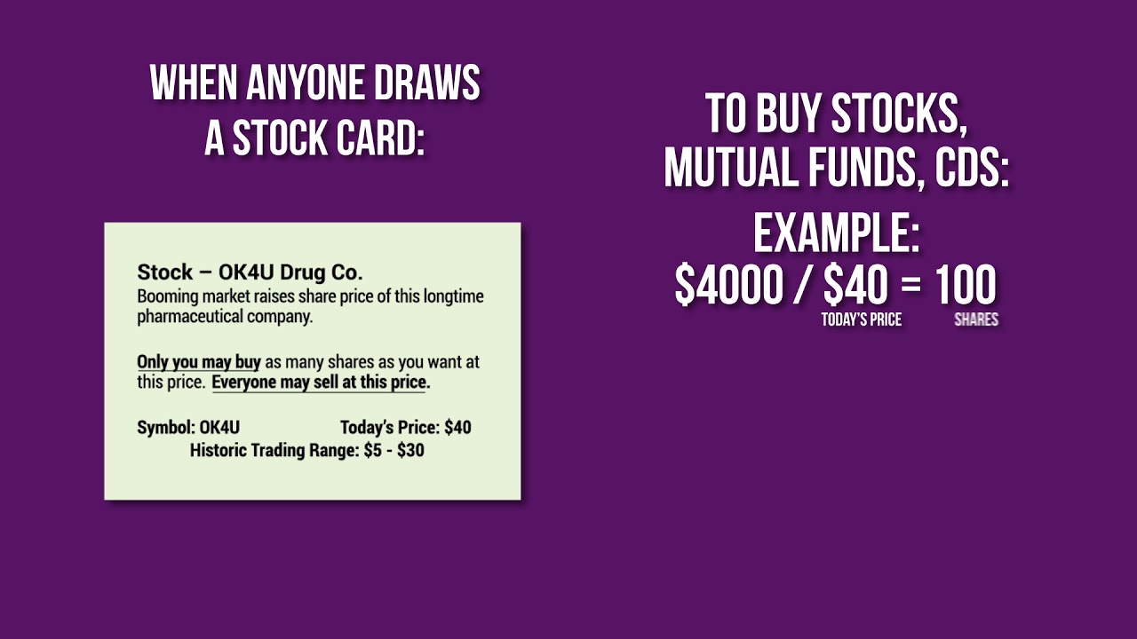 CASHFLOW INSTRUCTIONAL VIDEO: BUYING & SELLING STOCKS