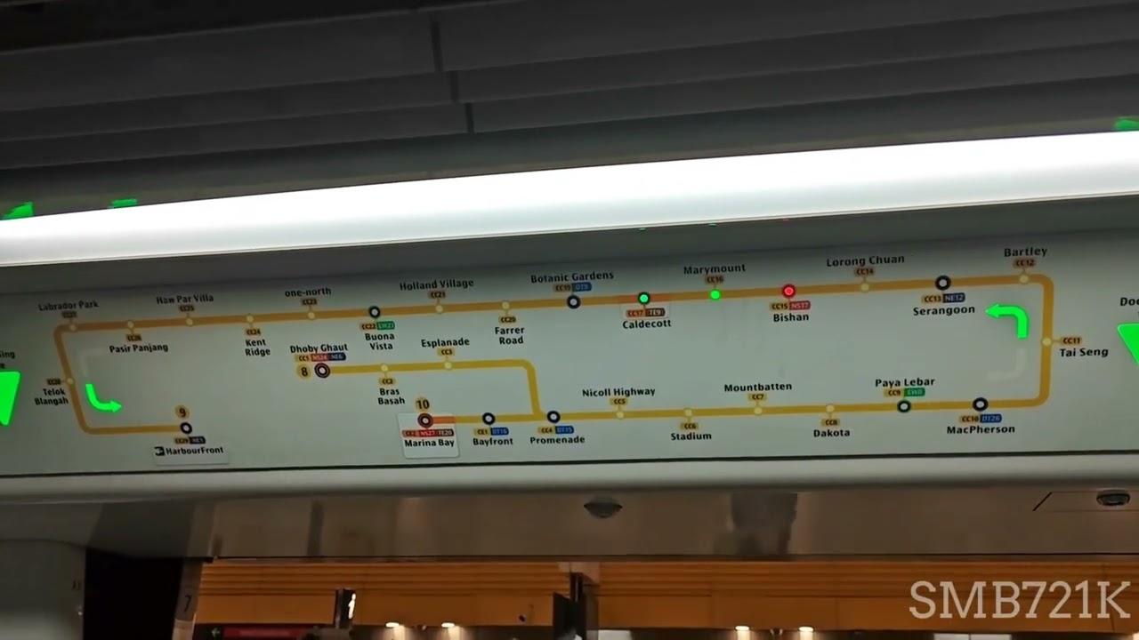 [SMRT] [Service End] Circle Line (Alstom Metropolis C830C) Serangoon to Caldecott