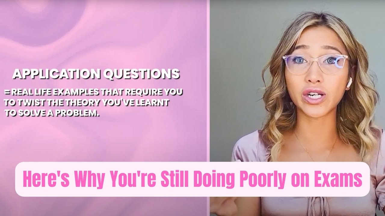 Study Hard But Still Do Poorly on Exams? You Need Application Questions.