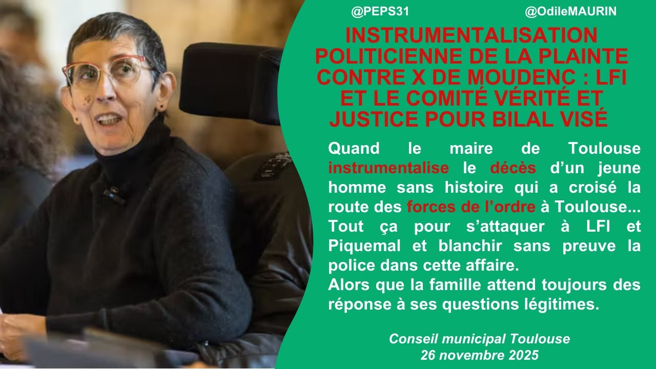 Affaire du d&eacute;c&egrave;s de Bilal et plainte du maire : mon intervention critique en Conseil municipal