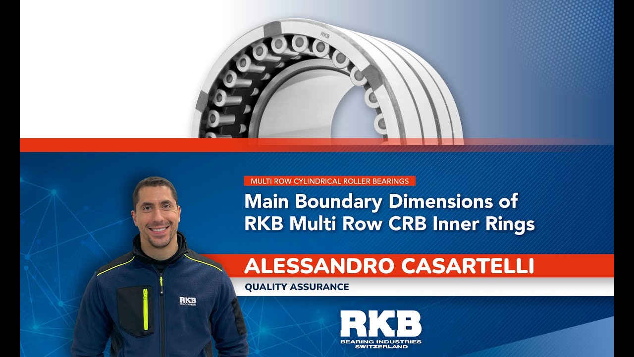 Main Boundary Dimensions of RKB Multi Row CRB Inner Rings