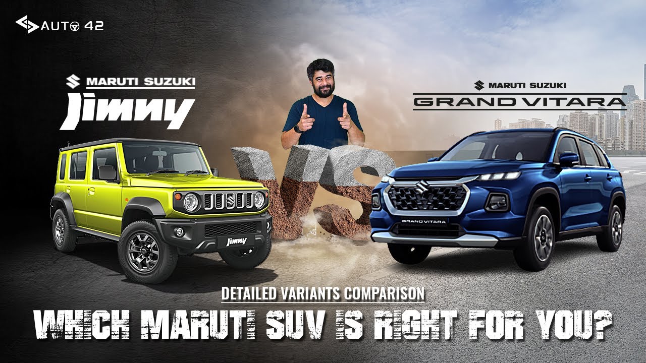 Suzuki Jimny 5-Door vs Maruti Grand Vitara - Which Maruti SUV Is Right For You? || Auto42
