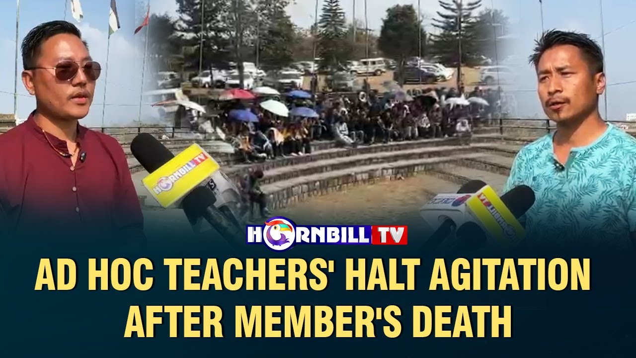 AD HOC TEACHERS' HALT AGITATION AFTER MEMBER'S DEATH