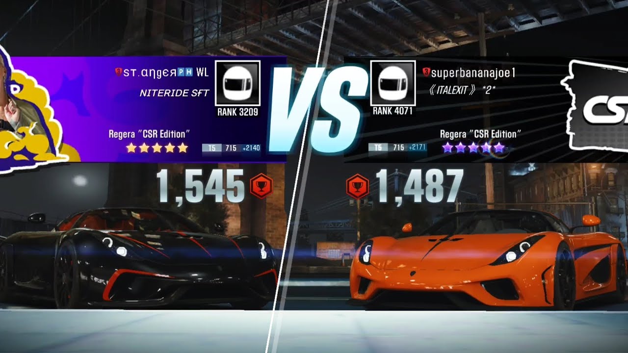 [CSR2] CHAMPIONSHIP SHOWDOWN races using Regera CsR2 Edition🤩