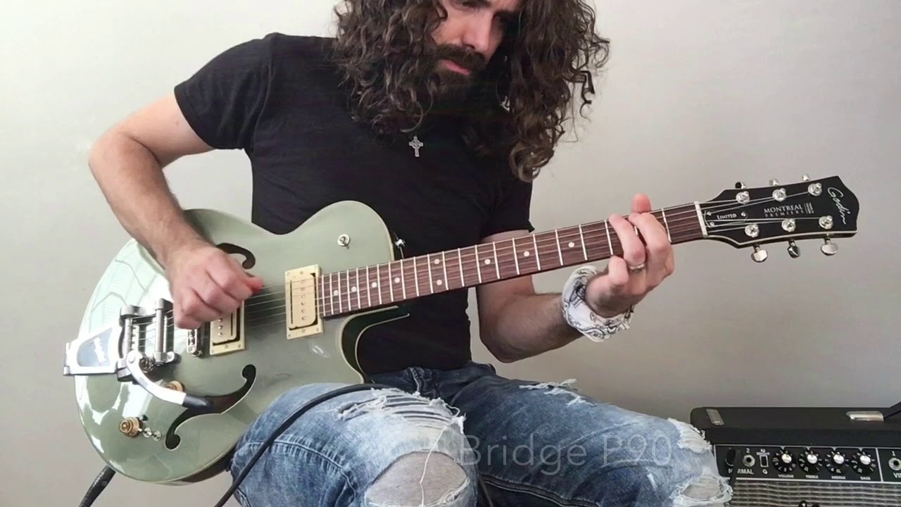 Godin Montreal Premiere LTD Desert Green Demo (Country Lick - 'switching')