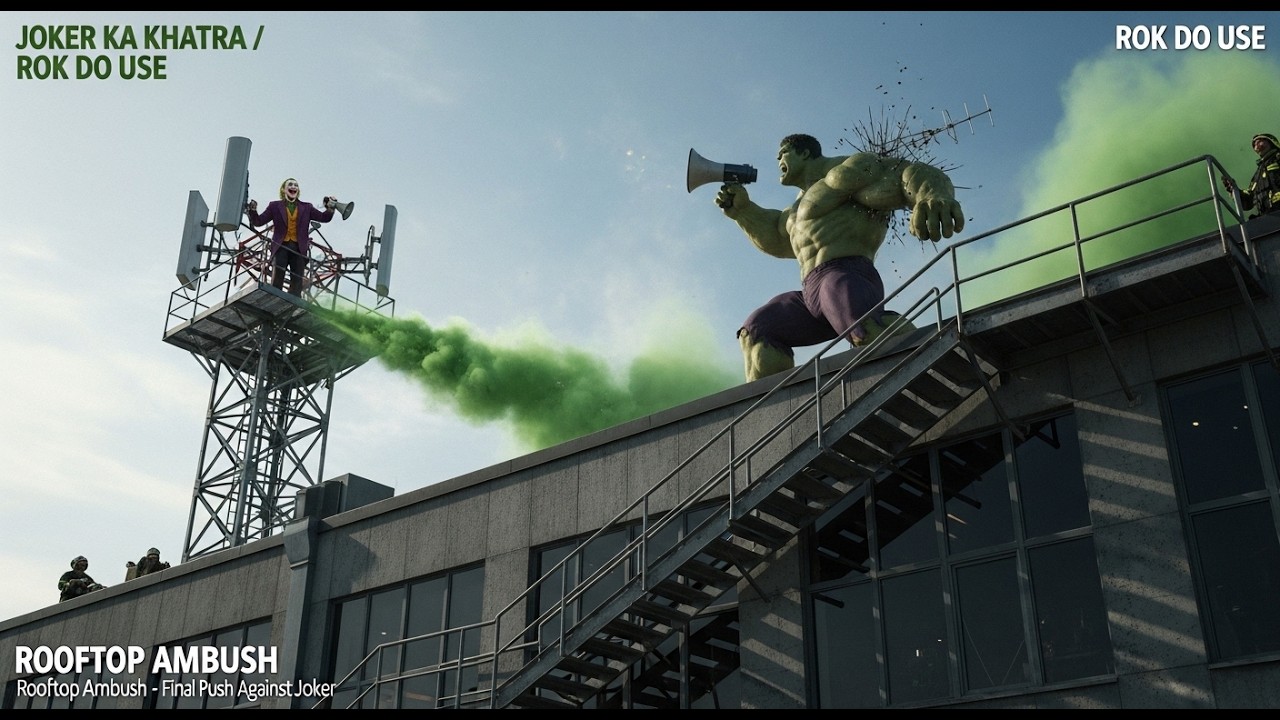 JOKER VS. HULK EMOTIONAL FIGHTING 