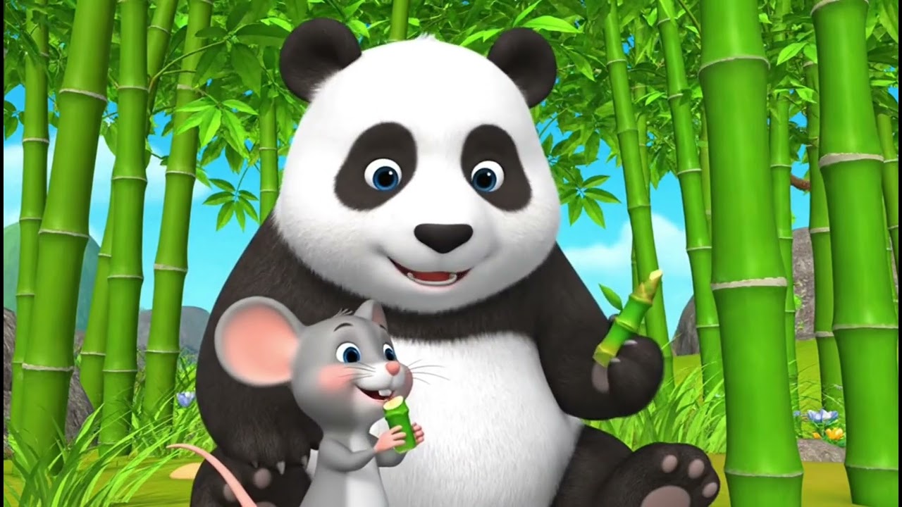 Panda aur chuha ka Dosti #cartoonstory #cartoon 