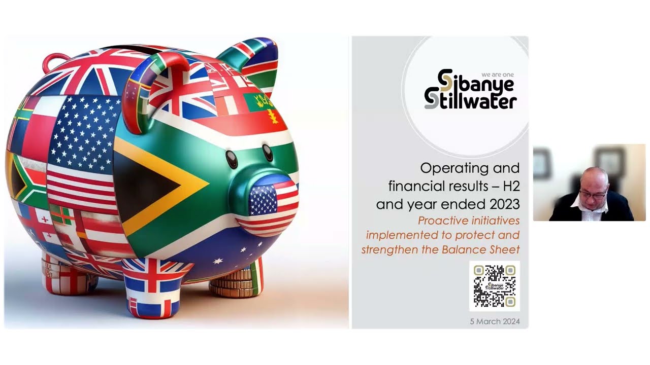 Sibanye-Stillwater: Results presentation for the six months and year ended 31 December 2023
