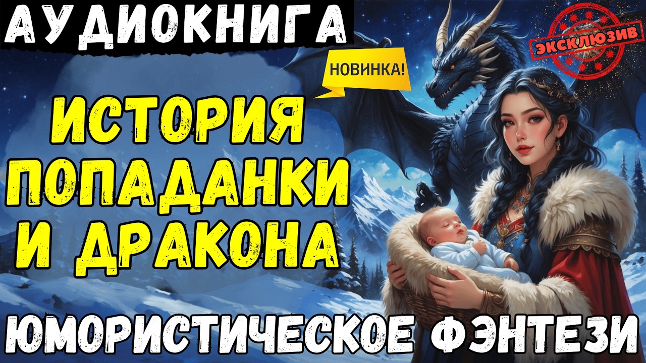 ИСТОРИЯ ПОПАДАНКИ И ДРАКОНА / 😂ЮМОРИСТИЧЕСКОЕ ФЭНТЕЗИ ✨/ СЛУШАТЬ АУДИОКНИГУ ПОЛНОСТЬЮ