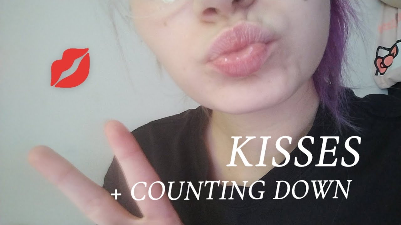 kisses, counting down & lip gloss application 💋🩷💤 ASMR