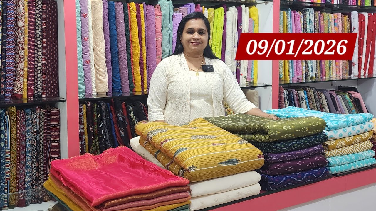 Kalamkari dupatta 🌹Mercerised Ikat fabrics 🌹Fendi plain 🌹cotton 3piece set as running material 🌹