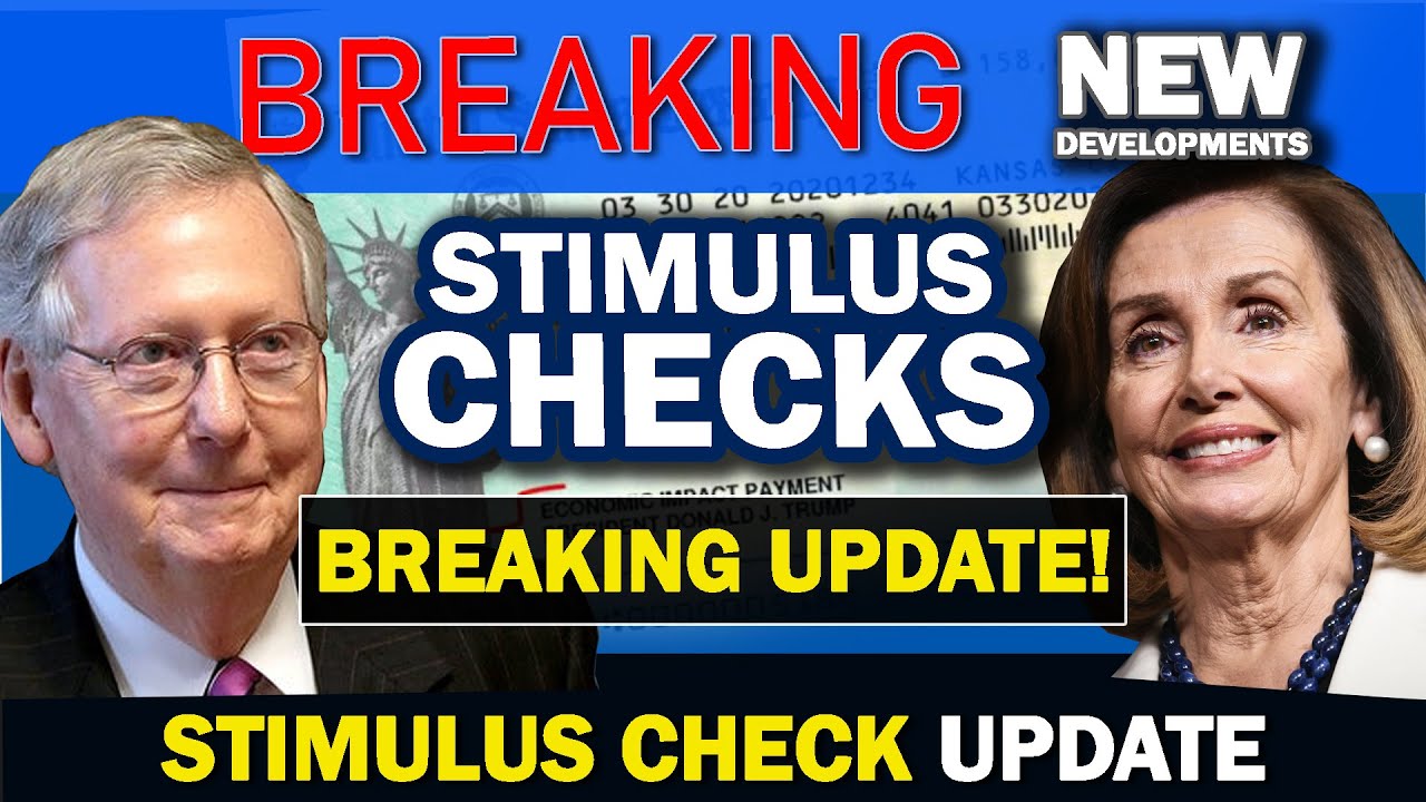 BREAKING! STIMULUS CHECK UPDATE: Final Discussion Point, Unemployment Extension, FPUC, BIG NEWS!