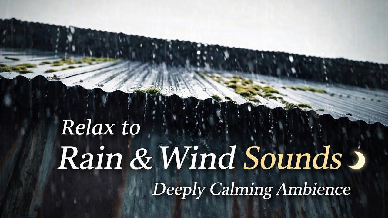 Relaxing Rain & Wind Sounds for Sleep