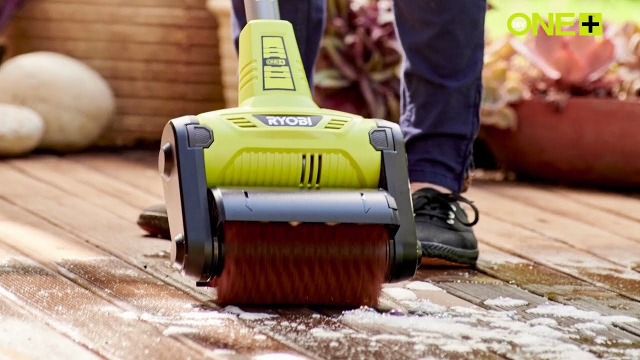 RYOBI 18V ONE | Cordless Patio Cleaner Pulisci Pavimenti Senza Fili | RY18PCB