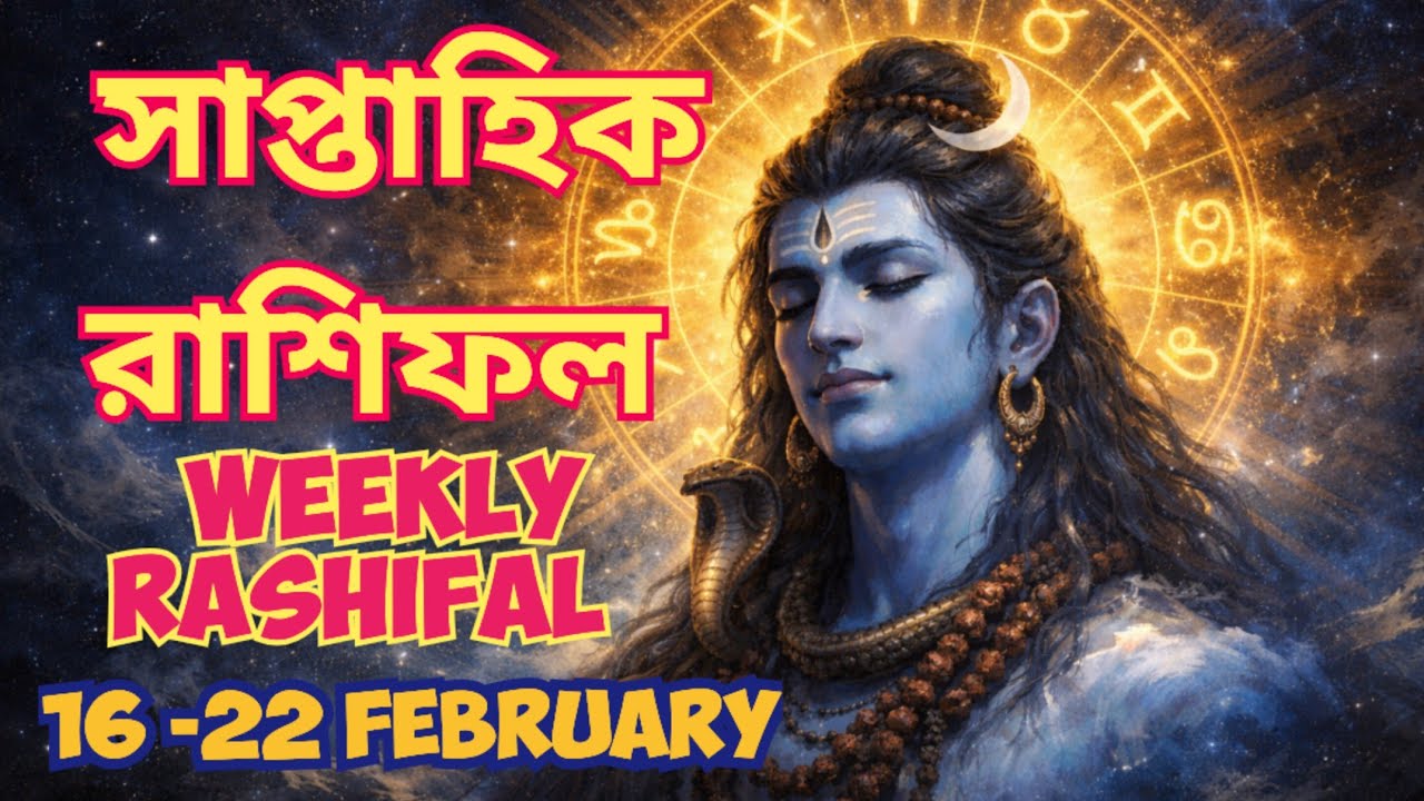 সাপ্তাহিক রাশিফল 16–22 Feb 2026 | এই ৫ রাশির জীবনে Big Changes |