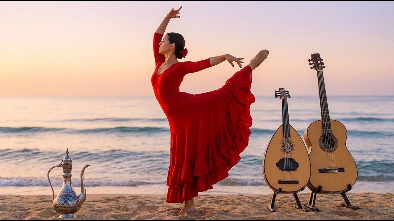 Most Beautiful Flamenco Guitar & Arabic Oud | Relaxing Instrumental for Work, Study & Travel