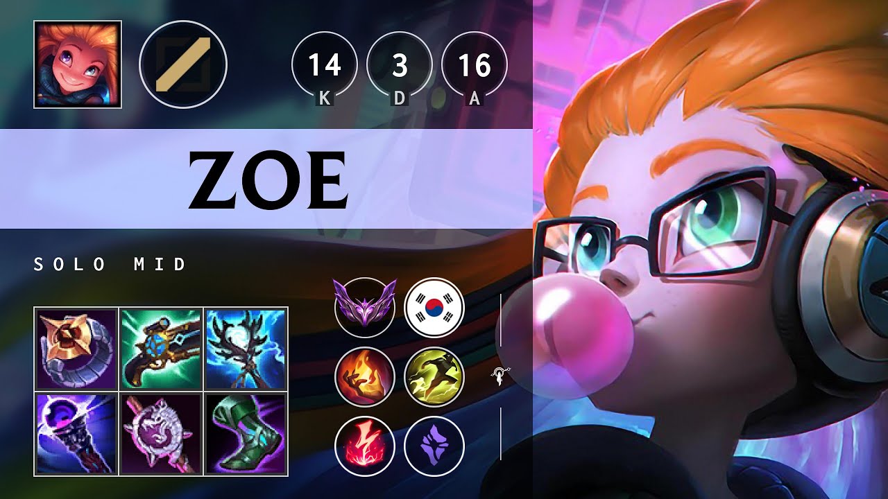 Zoe Mid vs Yasuo - KR Master Patch 25.07