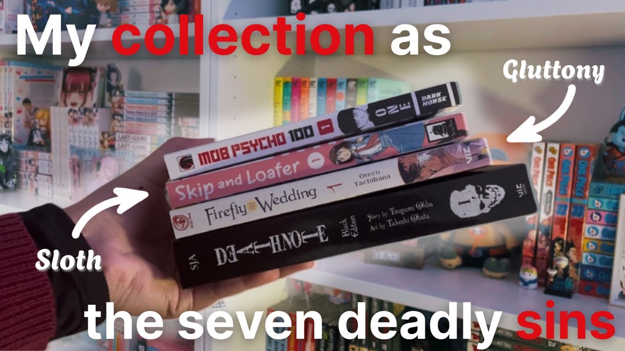 my manga collection as the 7 deadly sins 😵