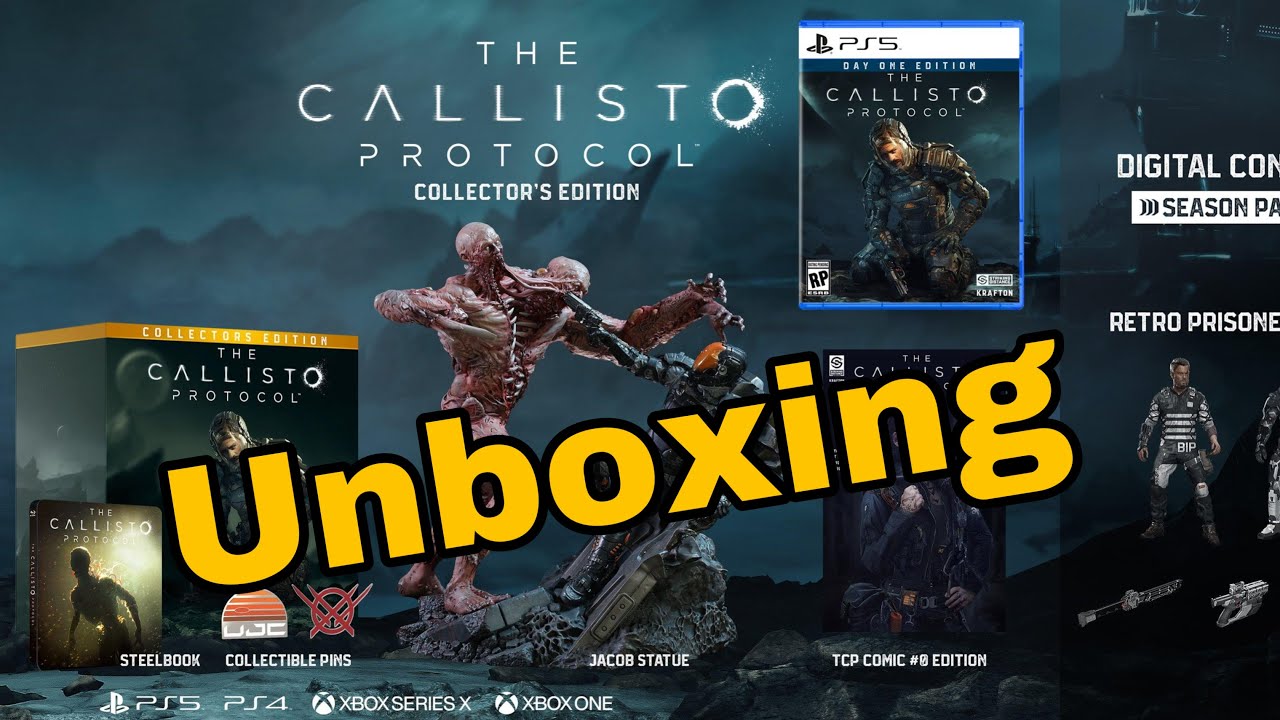 Unboxing, the Callisto protocol collectors edition