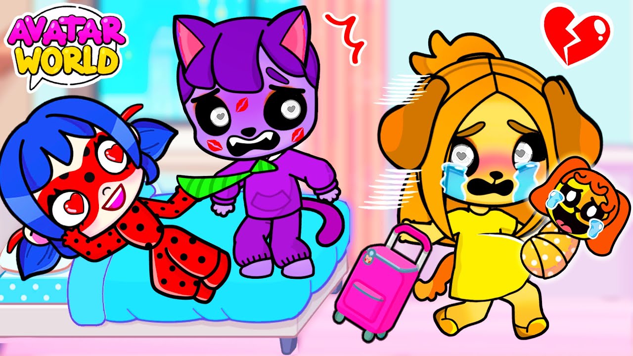 CATNAP ZDRADZIŁ DOGDAY Z BIEDRONKĄ? Smutna Historia w Avatar World | Toca Boca