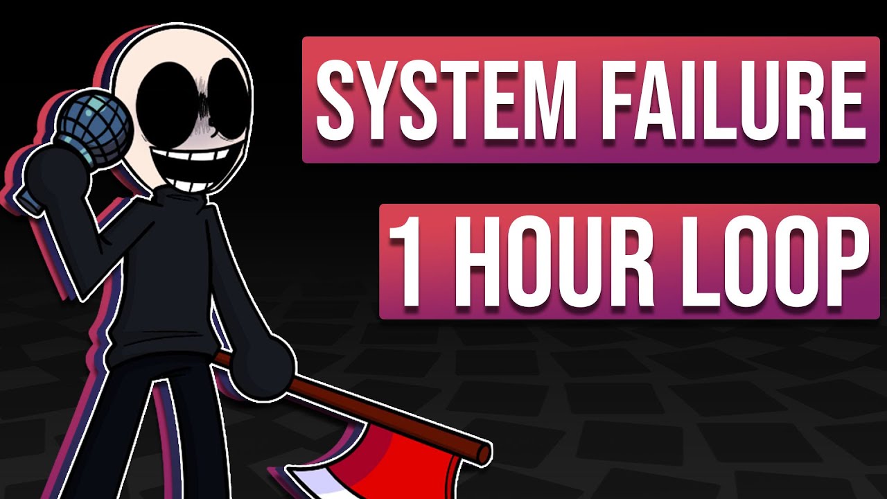 Friday Night Funkin' VS. Eteled - System Failure | BOTPLAY | 1 hour loop