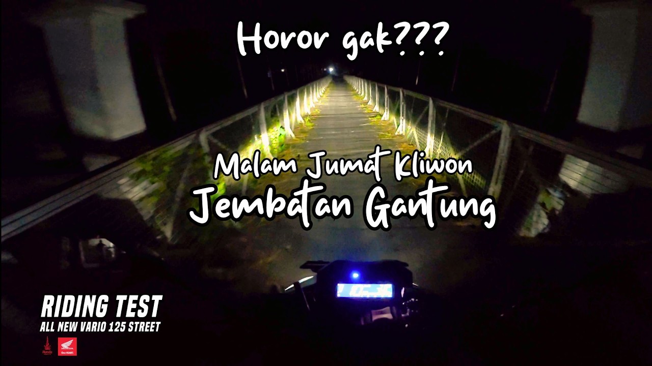 RIDING MALAM JUMAT KLIWON RADA HOROR | RIDING TEST VARIO 125