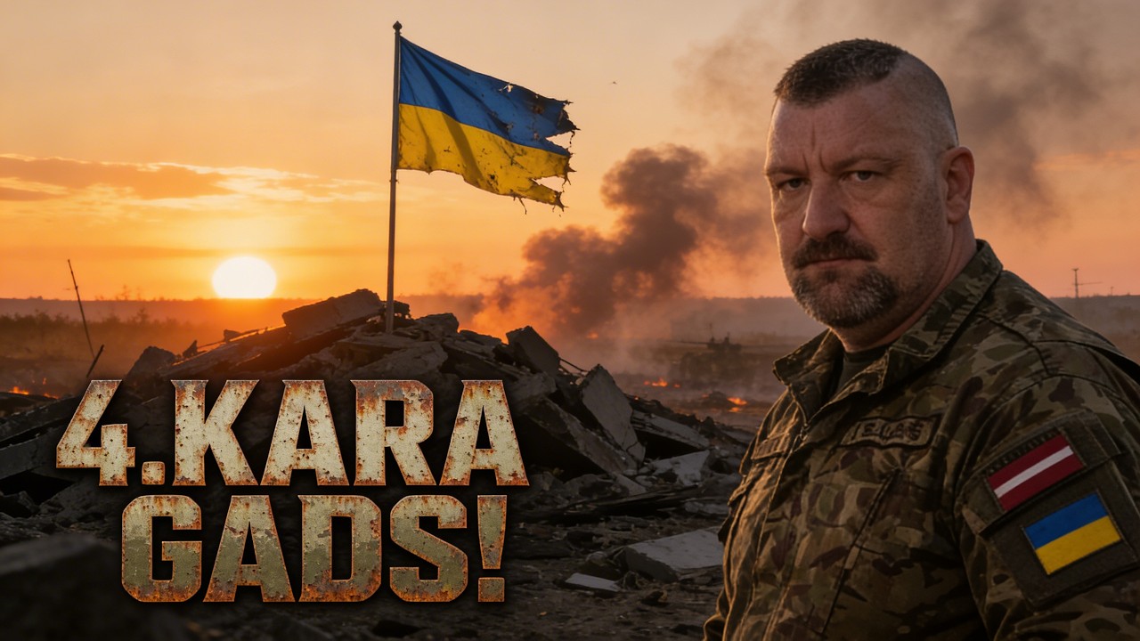 Ukrainas kara gadadienas piemiņas tikšanās un diskusijas Ogrē 22.02.2026