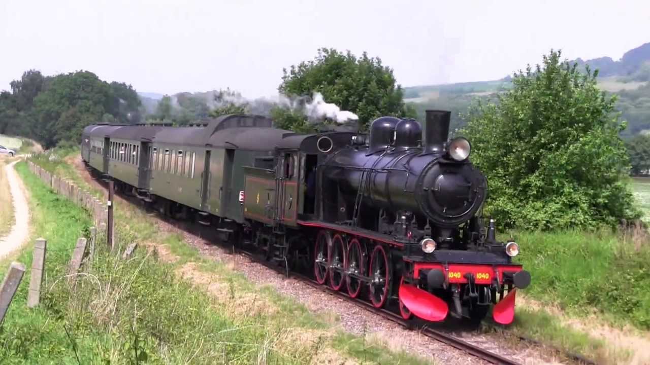 International Steam on the Millioenen Lijn preserved railway in Limburg, Netherlands