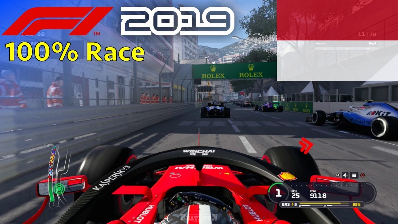 F1 2019 - Let's Make Leclerc World Champion #6: 100% Race Monaco