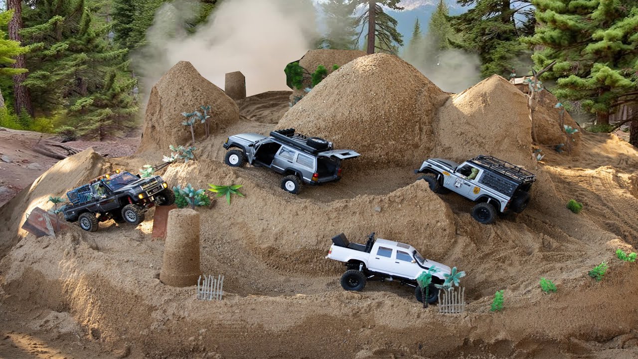 Realistic RC Rock Crawling Diorama 😱 Ultimate Mini Off-Road Challenge