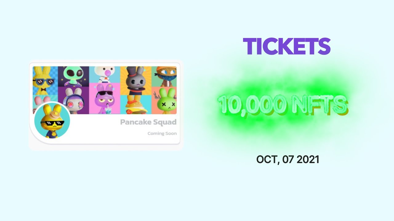 Do not Miss Pancake Squad NFT Collection Tickets | Pancakeswap NFT Marketplace