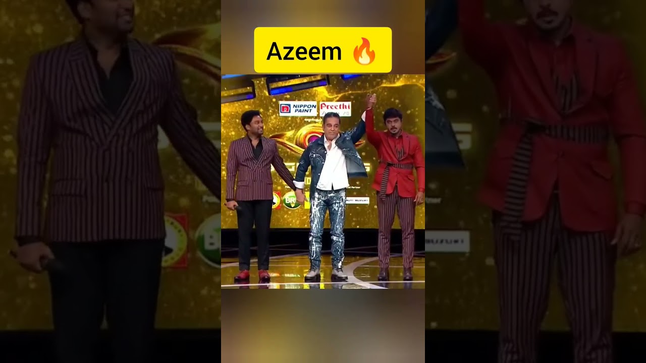 Azeem Title Winner 🔥❤️ | Biggboss Tamil
