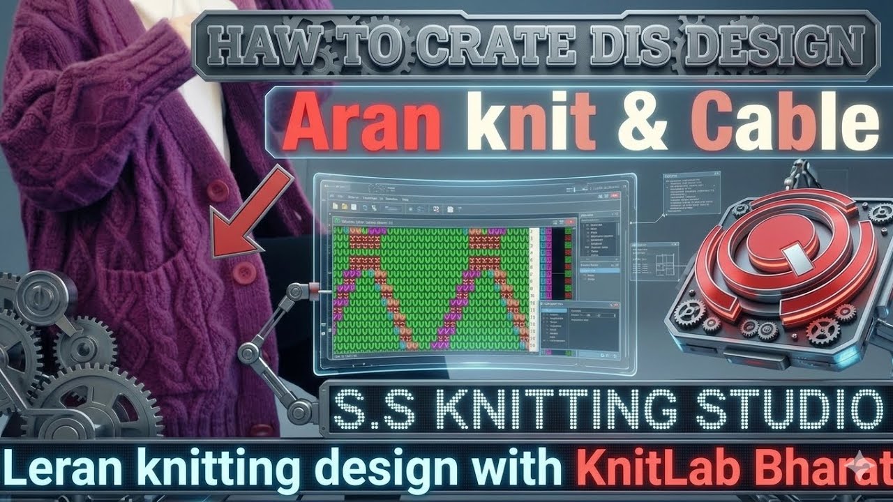 Aran knit kaise banay || haw to Aran knit || knitting tutorials hqpds // #hqpds #knitting #hq👨🏻‍💻