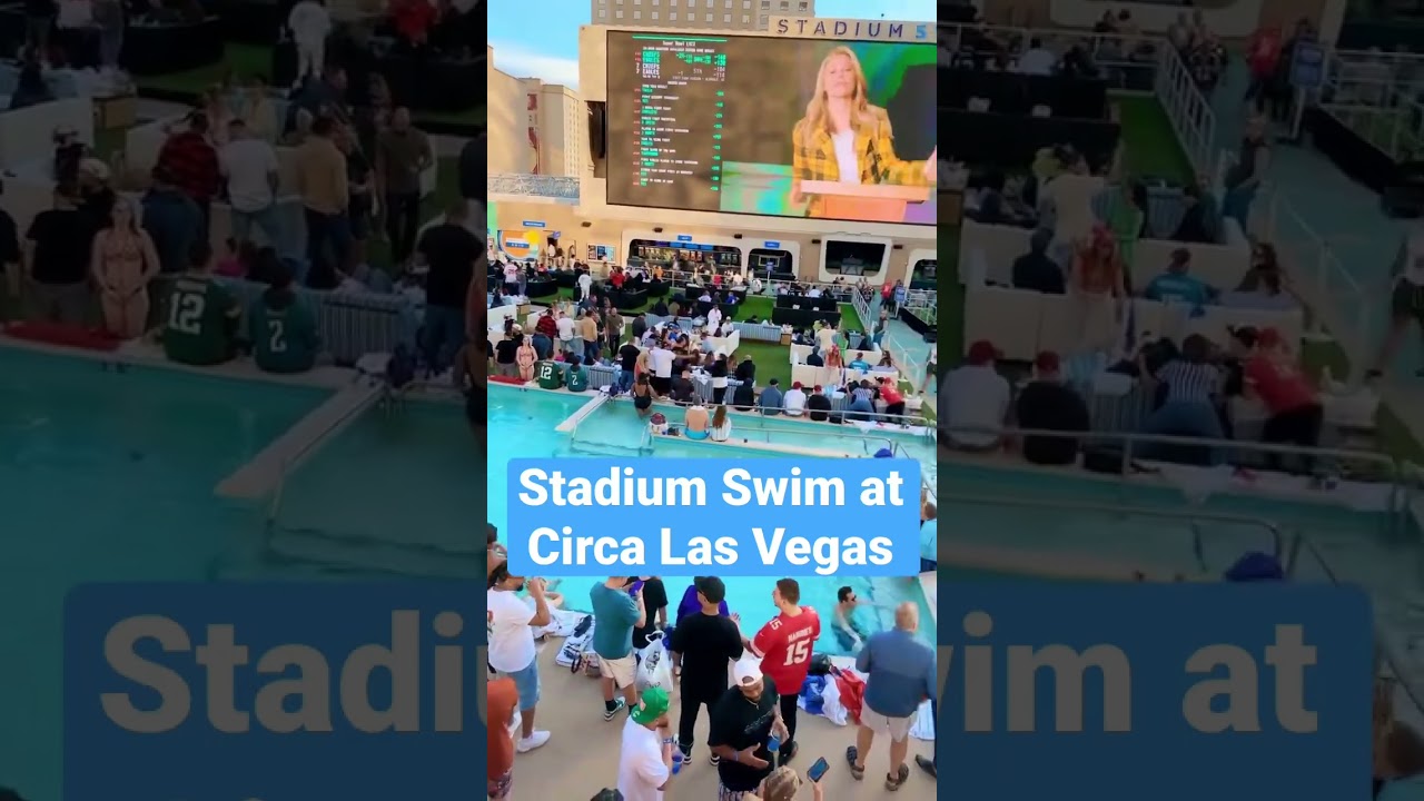 Stadium Swim at Circa in Las Vegas is a great spot to watch all Big Game and #boisestate events.