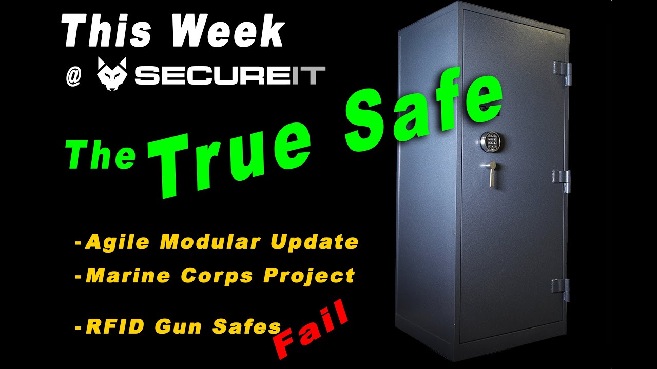 This week at SecureIt - The True Safe - ultimate gun safe, Agile modular gun safe system.