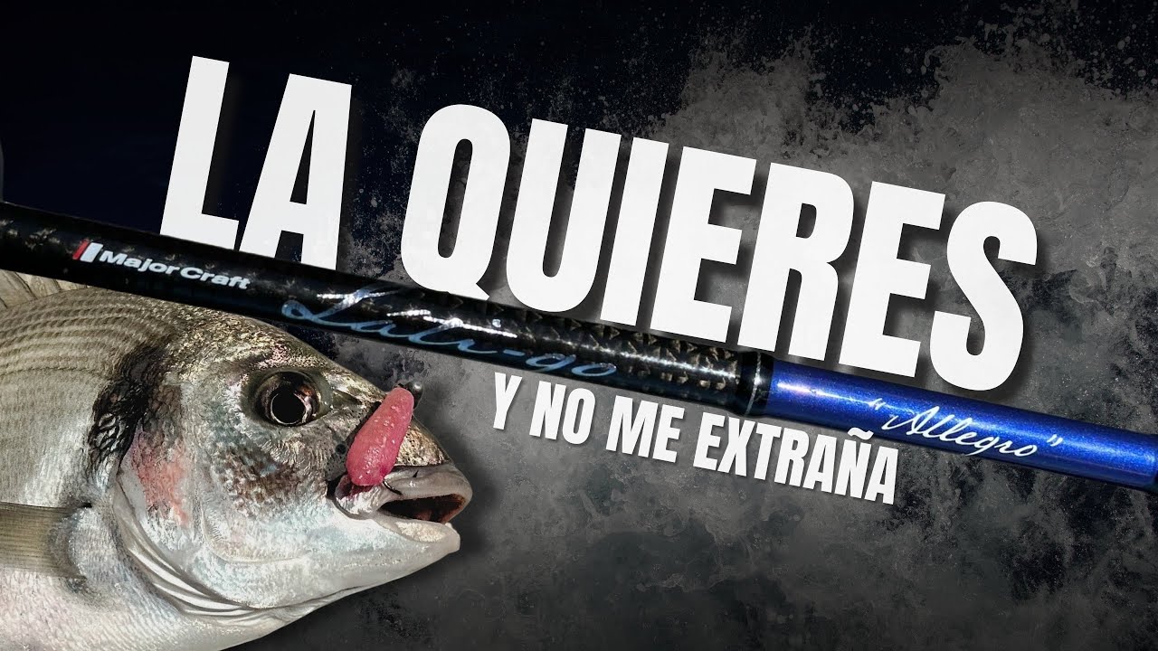CAPTURO PEZ XL con la caña MAS LIGERA que TENGO