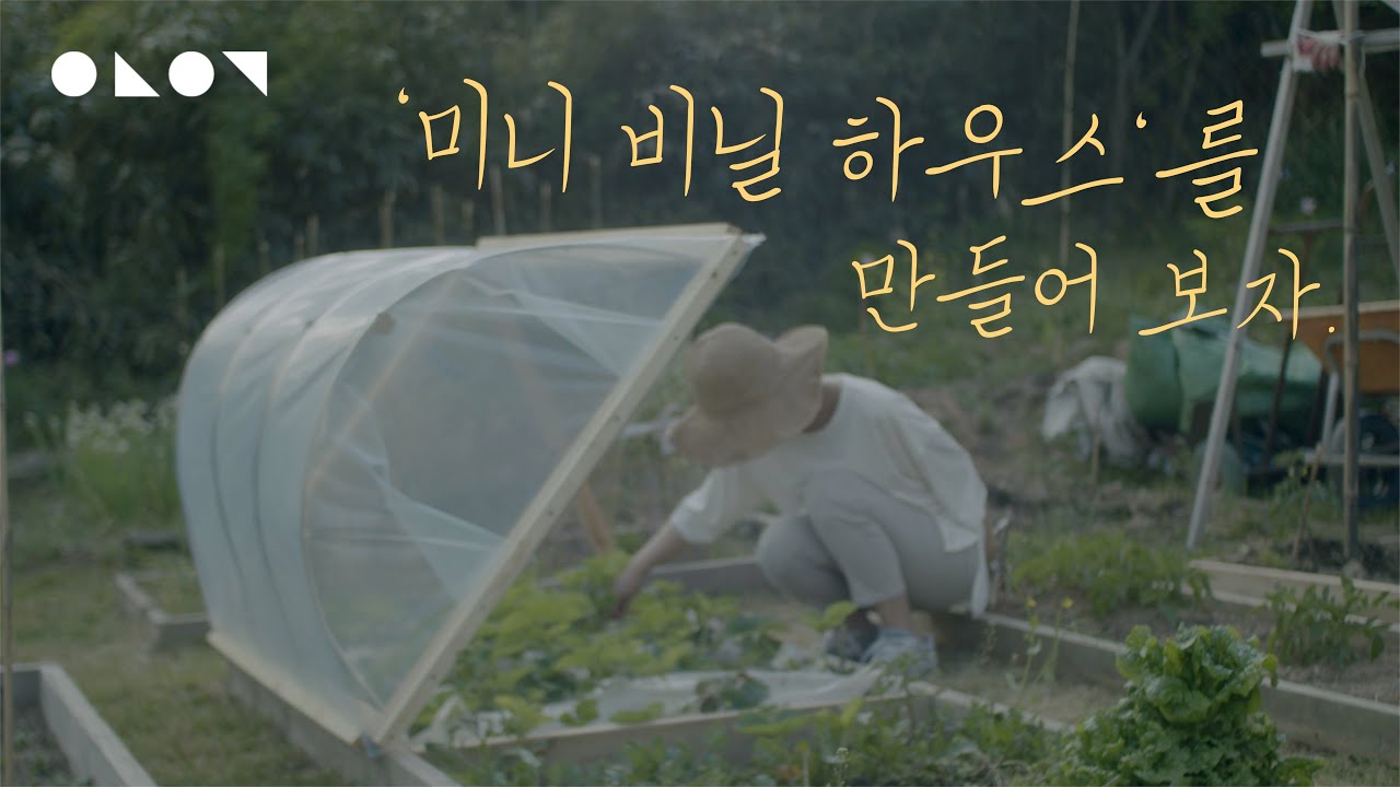 미니 비닐 하우스를 만들었는데...