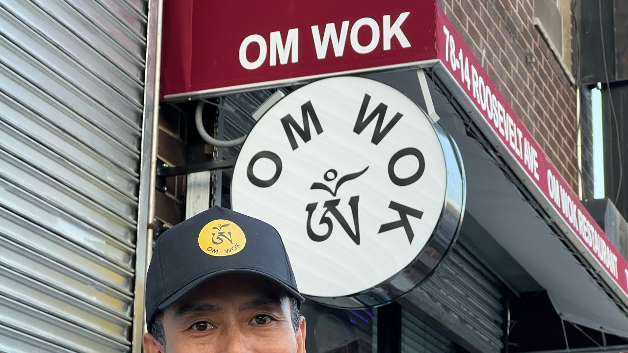 Jackson Height￼ // New ༼OM WOK ༽ Tibetan restaurant // On 78 & Roosevelt // New Tibetan Vlog 🌱￼