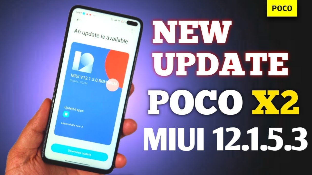 Poco X2 MIUI 12.1.5.0 NEW STABLE UPDATE | POCO X2 MIUI 12.1.5.0 UPDATE | NO POCO X2 MIUI 12.5